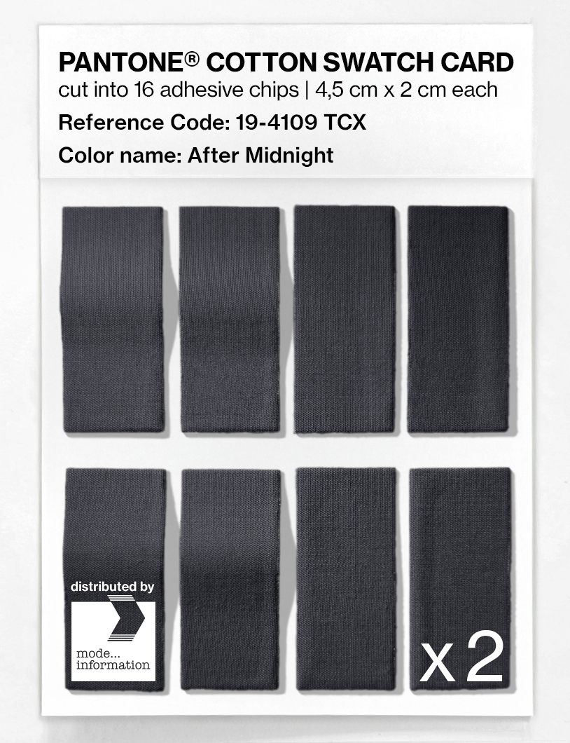 Artikelbild 5 des Artikels “PANTONE® COTTON SWATCH CARD 19-4109 TCX After Midnight “