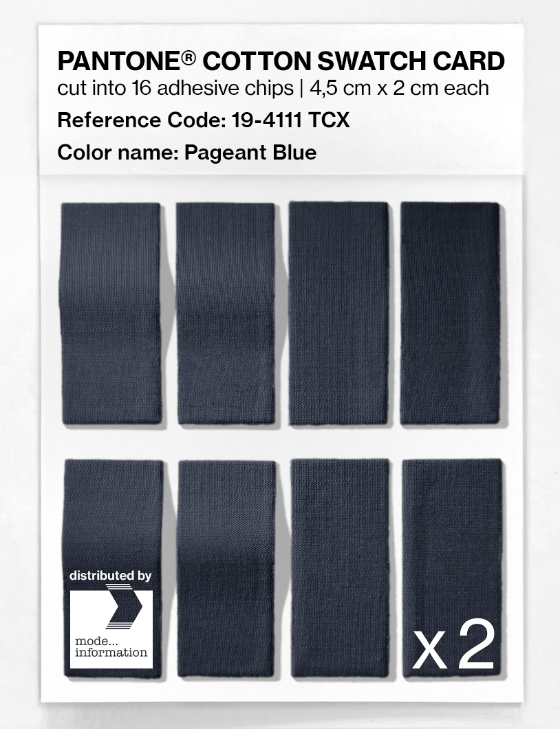 Artikelbild 5 des Artikels “PANTONE® COTTON SWATCH CARD 19-4111 TCX Pageant Blue “
