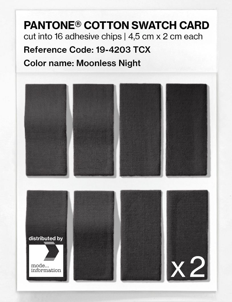 Artikelbild 5 des Artikels “PANTONE® COTTON SWATCH CARD 19-4203 TCX Moonless Night “