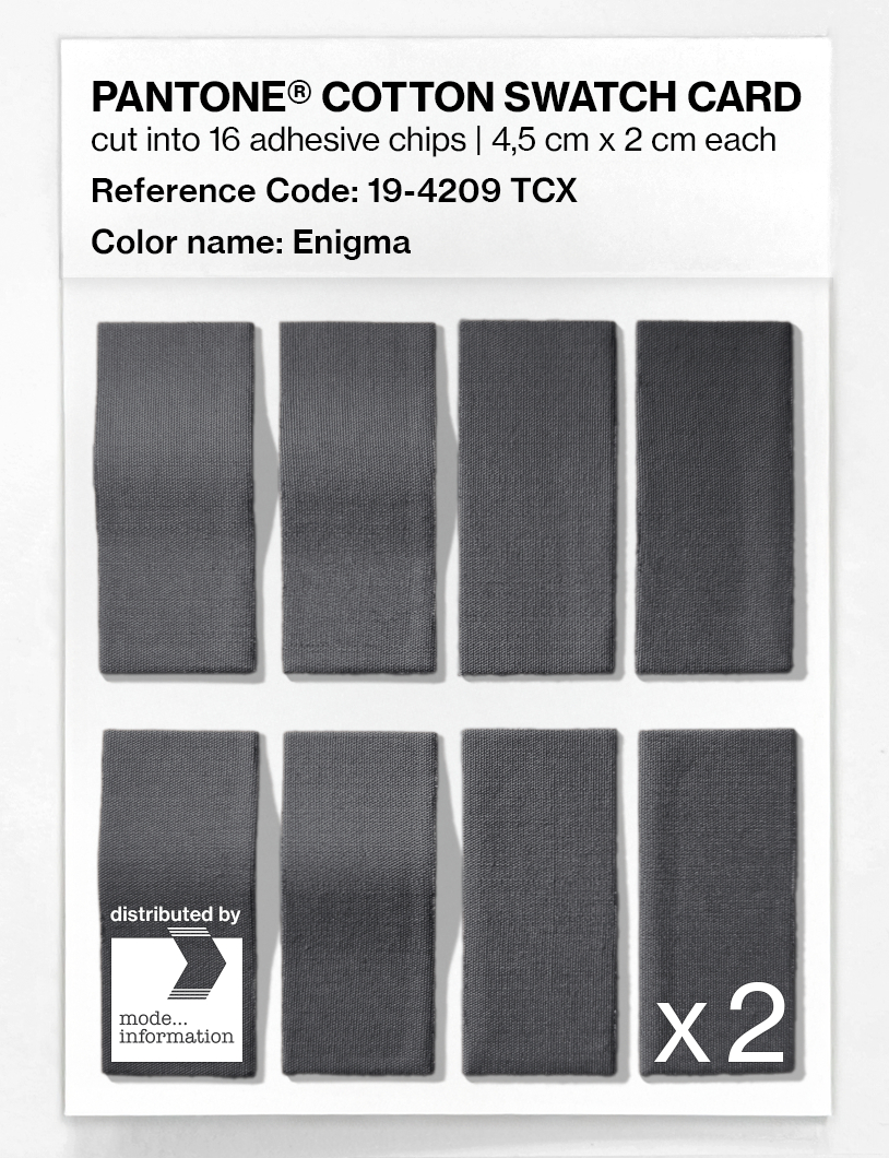 Artikelbild 5 des Artikels “PANTONE® COTTON SWATCH CARD 19-4209 TCX Enigma “