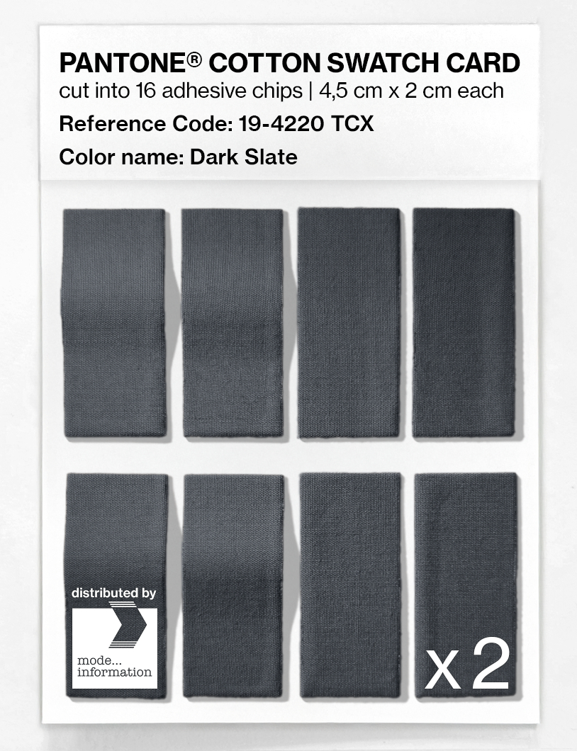 Artikelbild 5 des Artikels “PANTONE® COTTON SWATCH CARD 19-4220 TCX Dark Slate “