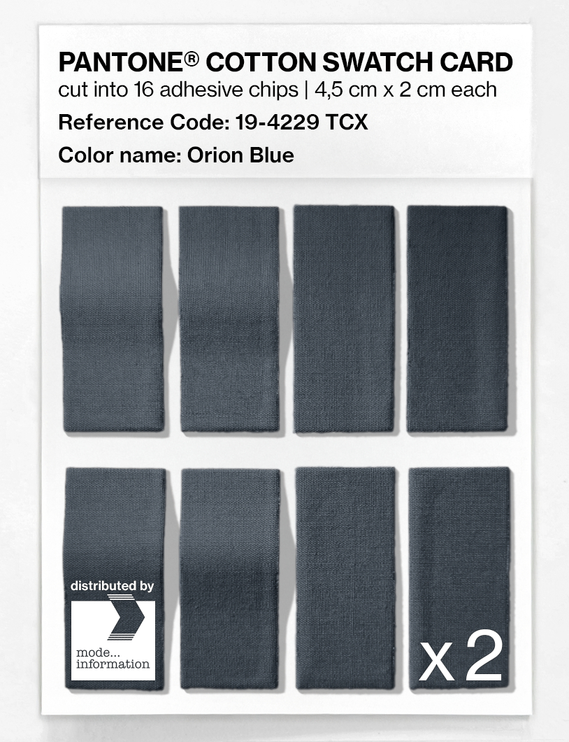 Artikelbild 5 des Artikels “PANTONE® COTTON SWATCH CARD 19-4229 TCX Orion Blue “