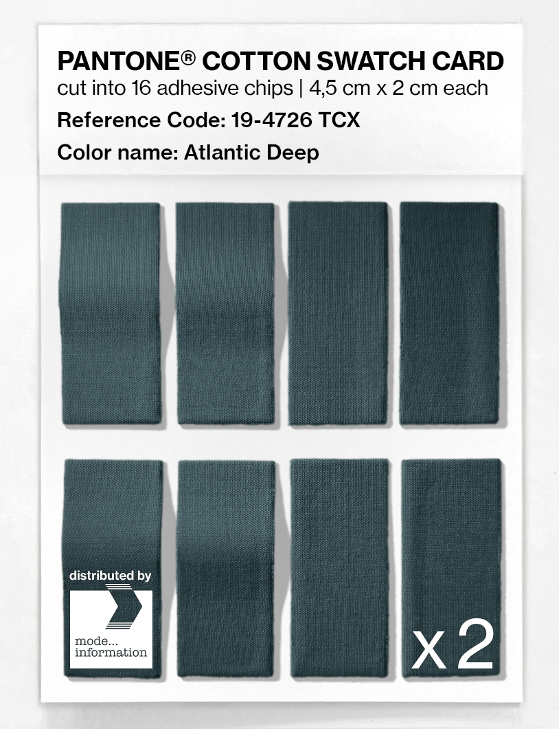Artikelbild 5 des Artikels “PANTONE® COTTON SWATCH CARD 19-4726 TCX Atlantic Deep “