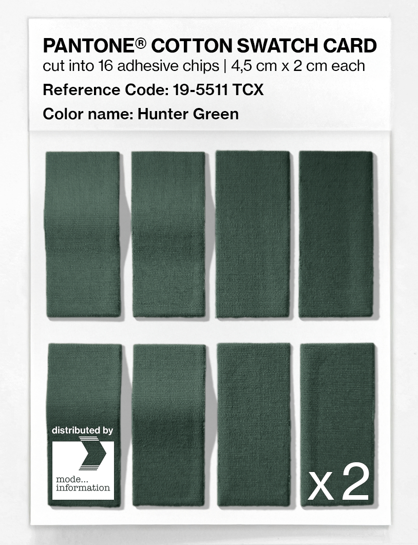 Artikelbild 5 des Artikels “PANTONE® COTTON SWATCH CARD 19-5511 TCX Hunter Green “