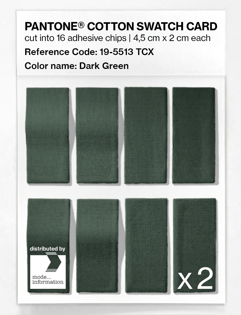 Artikelbild 5 des Artikels “PANTONE® COTTON SWATCH CARD 19-5513 TCX Dark Green “