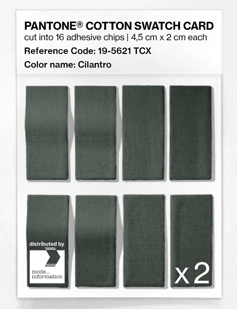 Artikelbild 5 des Artikels “PANTONE® COTTON SWATCH CARD 19-5621 TCX Cilantro “