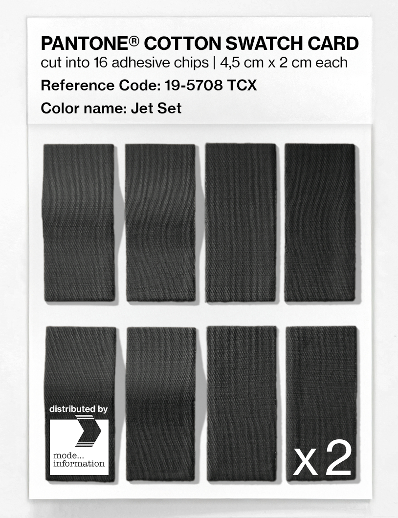 Artikelbild 5 des Artikels “PANTONE® COTTON SWATCH CARD 19-5708 TCX Jet Set “