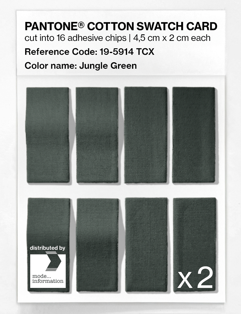 Artikelbild 5 des Artikels “PANTONE® COTTON SWATCH CARD 19-5914 TCX Jungle Green “