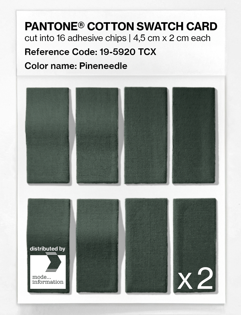 Artikelbild 5 des Artikels “PANTONE® COTTON SWATCH CARD 19-5920 TCX Pineneedle “