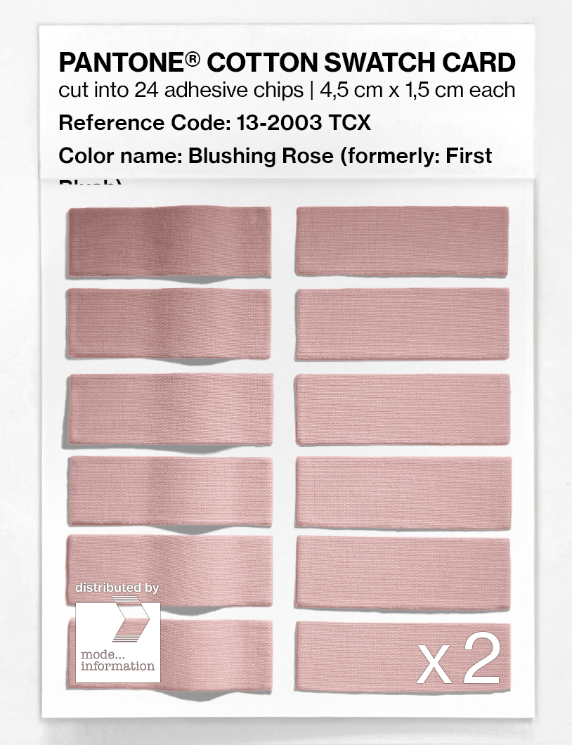 Artikelbild 6 des Artikels “PANTONE® COTTON SWATCH CARD 13-2003 TCX First Blush “