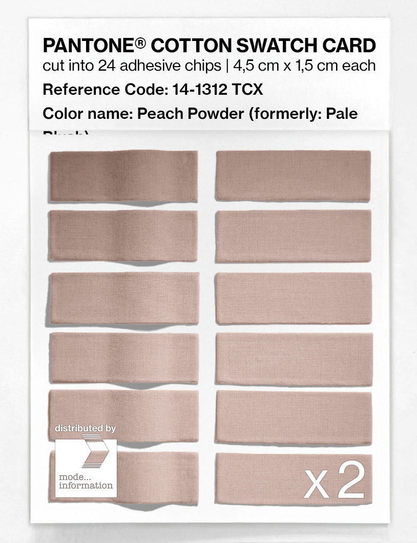 Artikelbild 6 des Artikels “PANTONE® COTTON SWATCH CARD 14-1312 TCX Pale Blush “