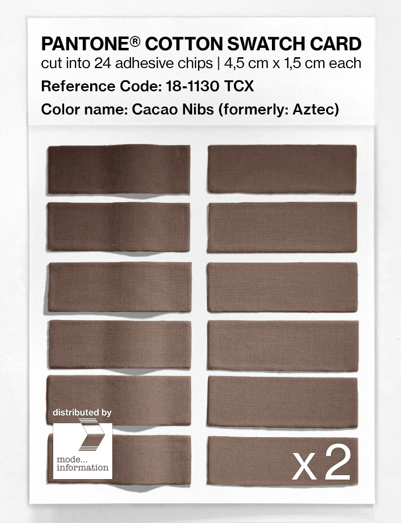 Artikelbild 6 des Artikels “PANTONE® COTTON SWATCH CARD 18-1130 TCX Aztec “