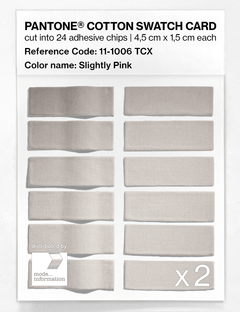 Artikelbild 6 des Artikels “PANTONE® COTTON SWATCH CARD 11-1006 TCX Slightly Pink “
