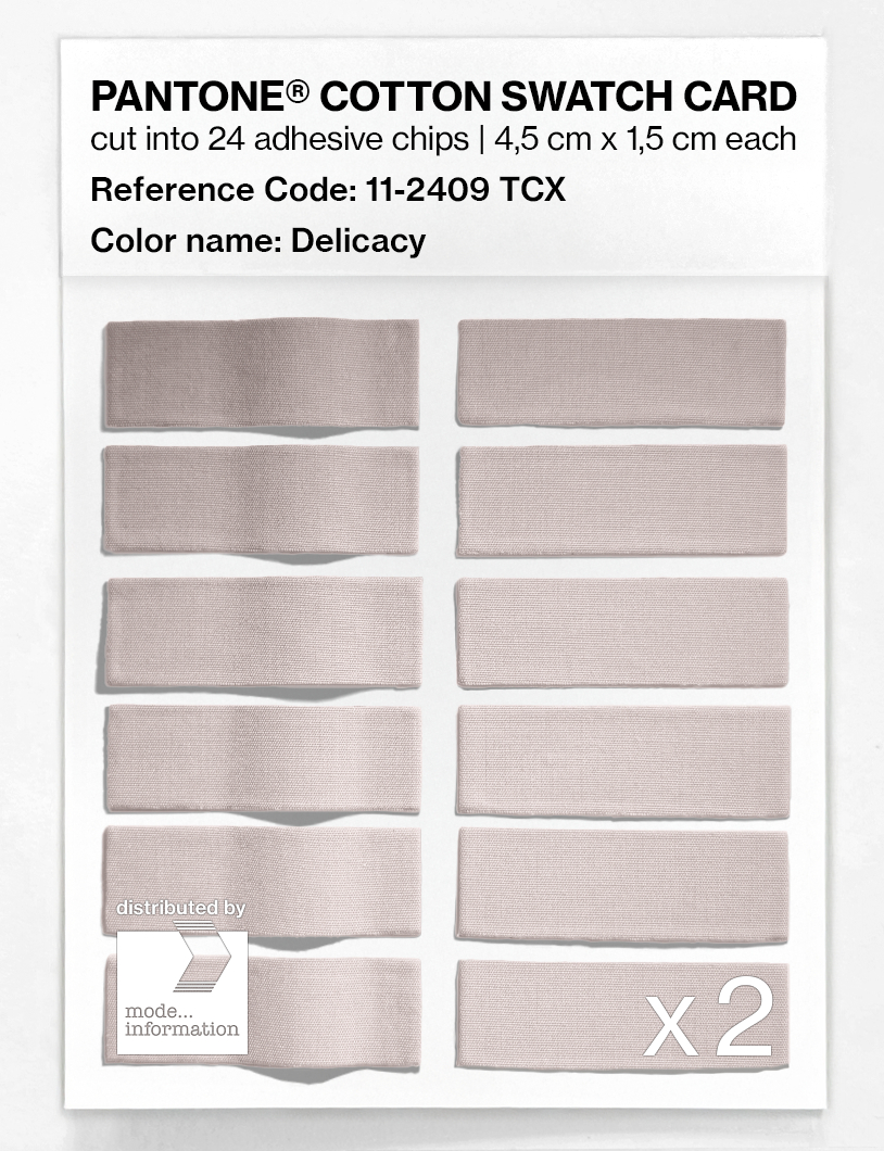 Artikelbild 6 des Artikels “PANTONE® COTTON SWATCH CARD 11-2409 TCX Delicacy “