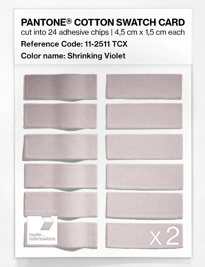 Artikelbild 6 des Artikels “PANTONE® COTTON SWATCH CARD 11-2511 TCX Shrinking Violet “