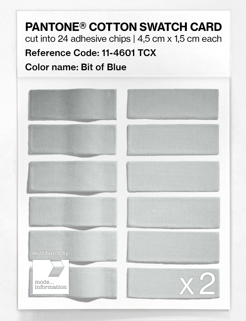 Product image 6 of the product “PANTONE® COTTON SWATCH CARD 11-4601 TCX Bit of Blue ”