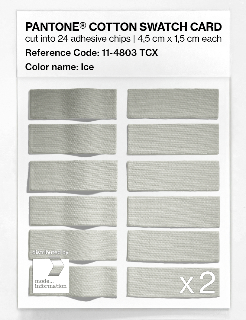 Artikelbild 6 des Artikels “PANTONE® COTTON SWATCH CARD 11-4803 TCX Ice “