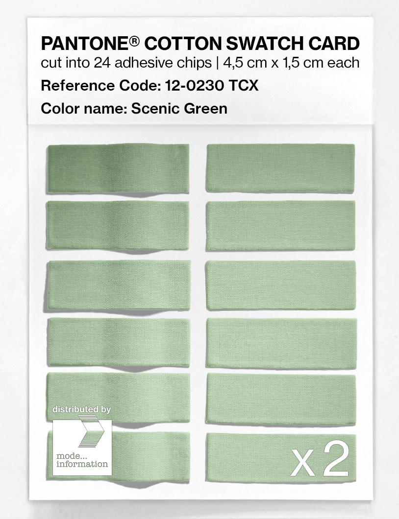 Artikelbild 6 des Artikels “PANTONE® COTTON SWATCH CARD 12-0230 TCX Scenic Green “