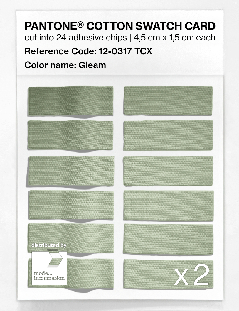 Artikelbild 6 des Artikels “PANTONE® COTTON SWATCH CARD 12-0317 TCX Gleam “