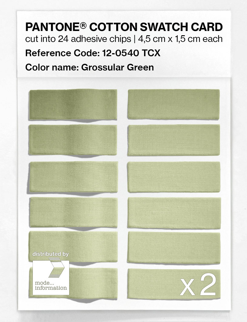 Artikelbild 6 des Artikels “PANTONE® COTTON SWATCH CARD 12-0540 TCX Grossular Green “
