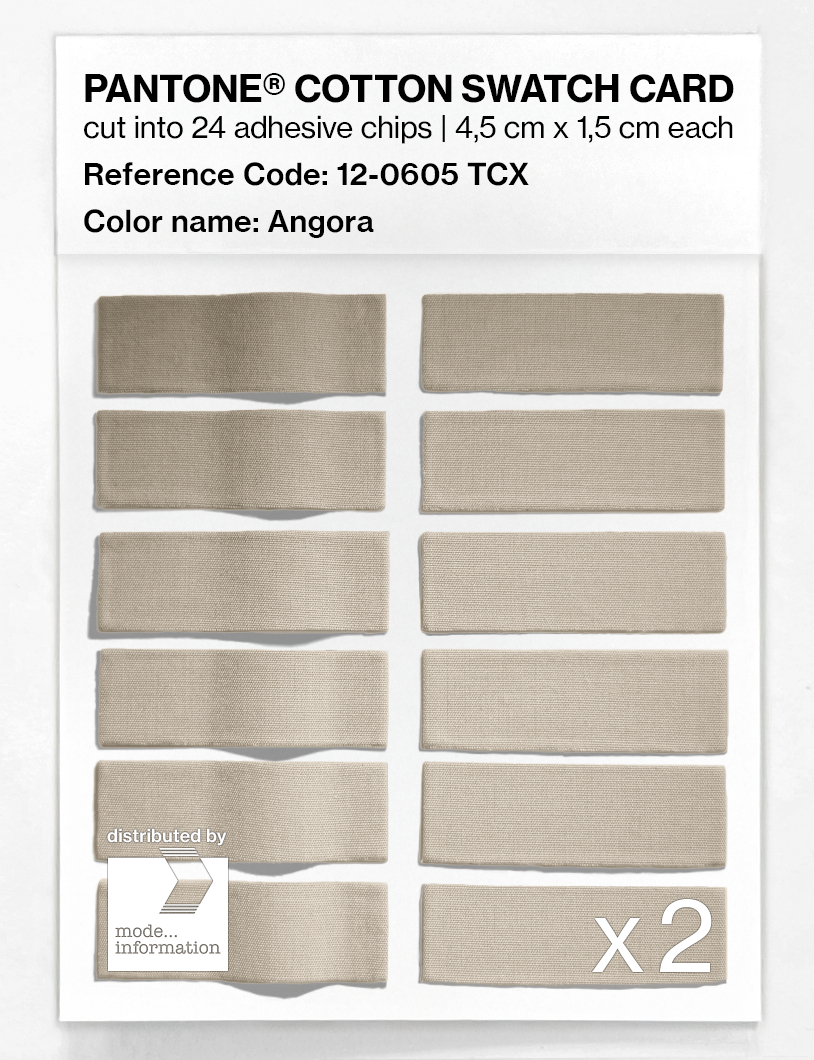 Artikelbild 6 des Artikels “PANTONE® COTTON SWATCH CARD 12-0605 TCX Angora “