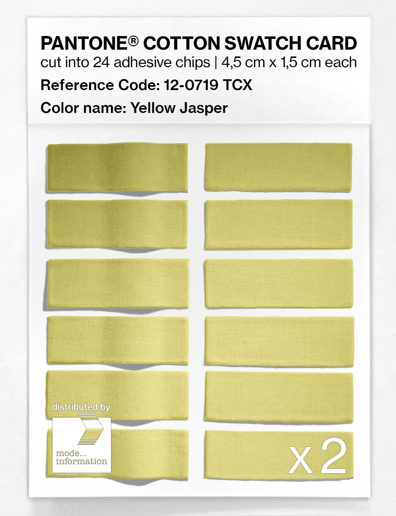Artikelbild 6 des Artikels “PANTONE® COTTON SWATCH CARD 12-0719 TCX Yellow Jasper “