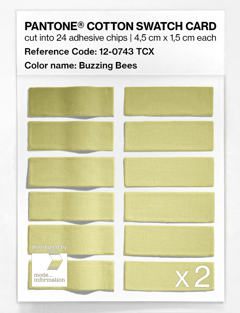 Artikelbild 6 des Artikels “PANTONE® COTTON SWATCH CARD 12-0743 TCX Buzzing Bees “