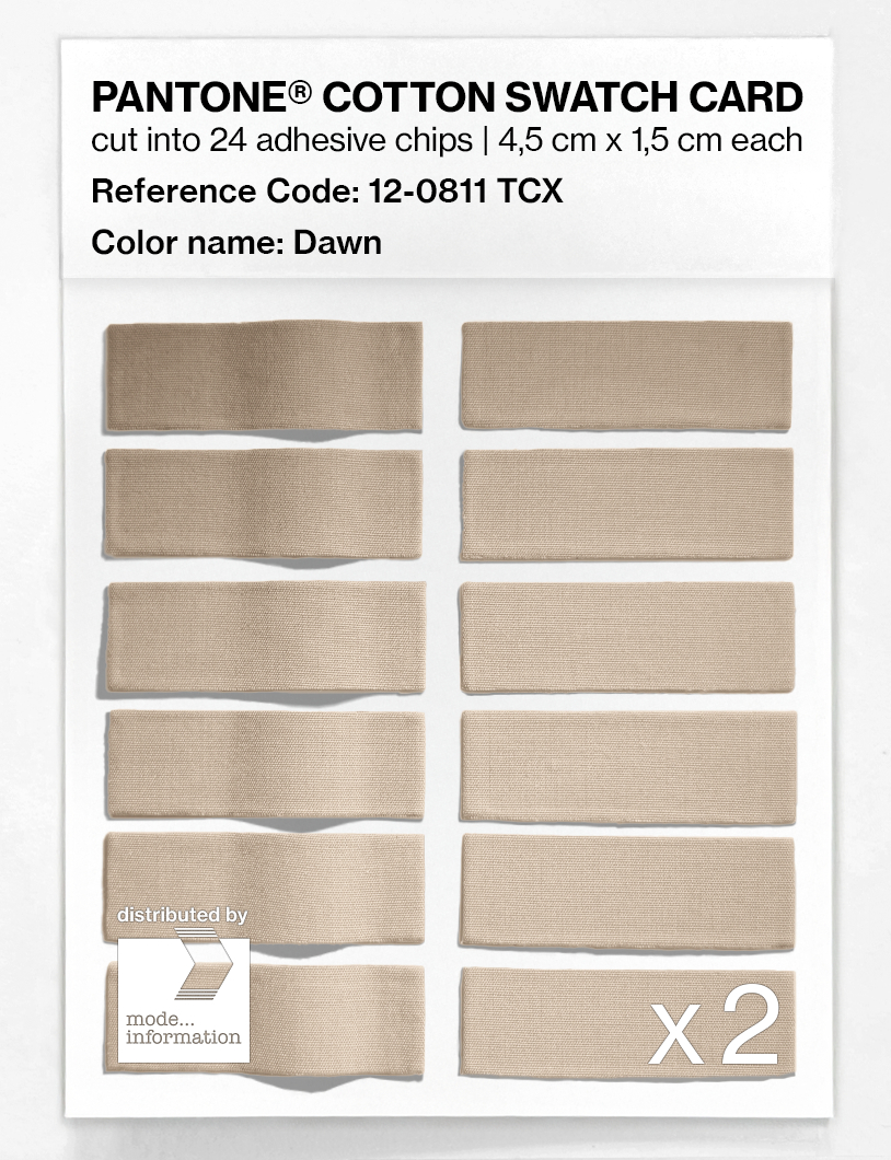 Artikelbild 6 des Artikels “PANTONE® COTTON SWATCH CARD 12-0811 TCX Dawn “