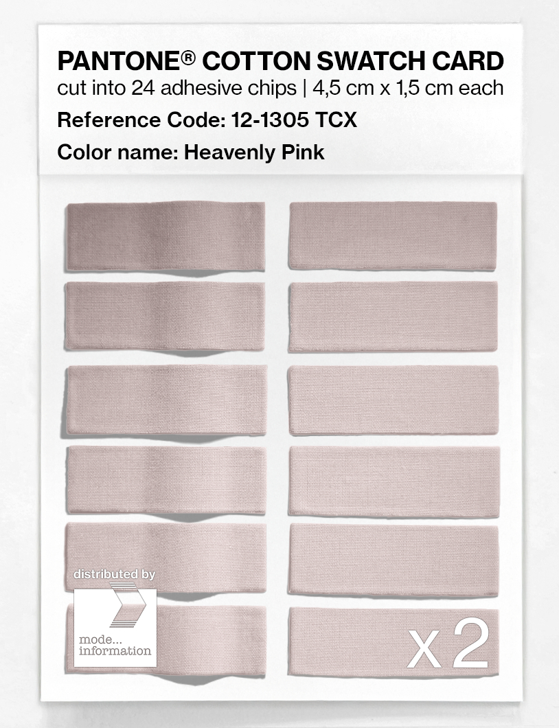 Artikelbild 6 des Artikels “PANTONE® COTTON SWATCH CARD 12-1305 TCX Heavenly Pink “