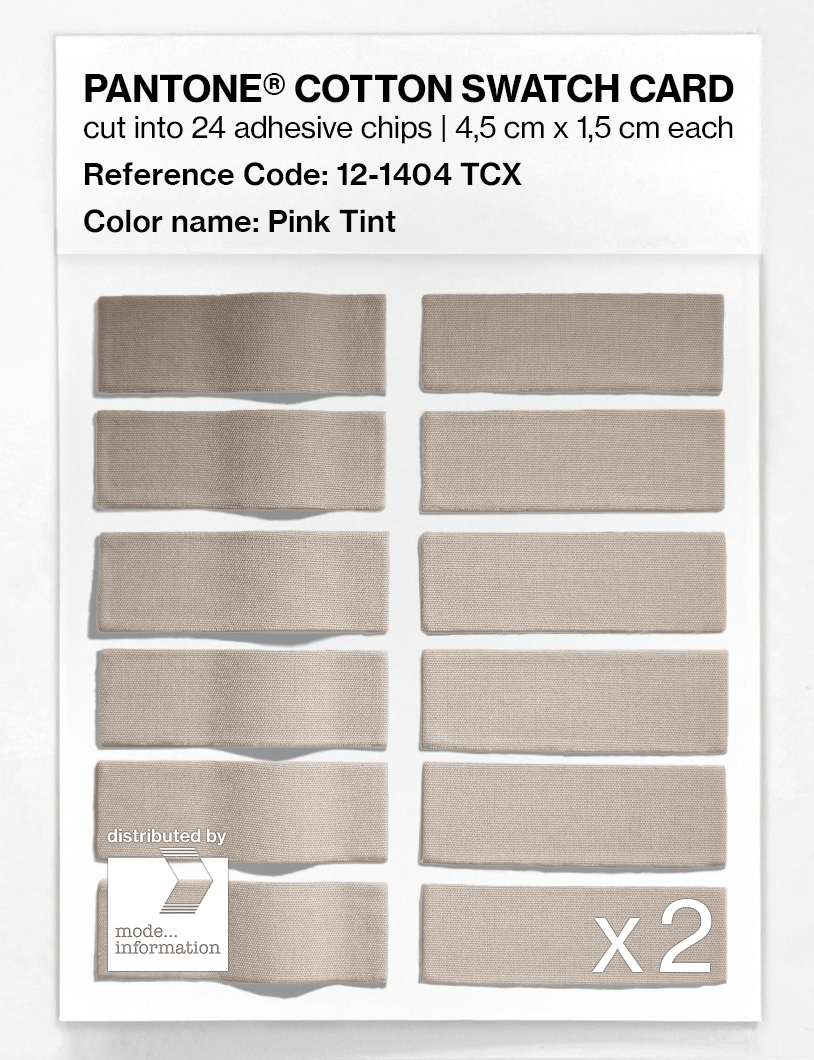 Artikelbild 6 des Artikels “PANTONE® COTTON SWATCH CARD 12-1404 TCX Pink Tint “