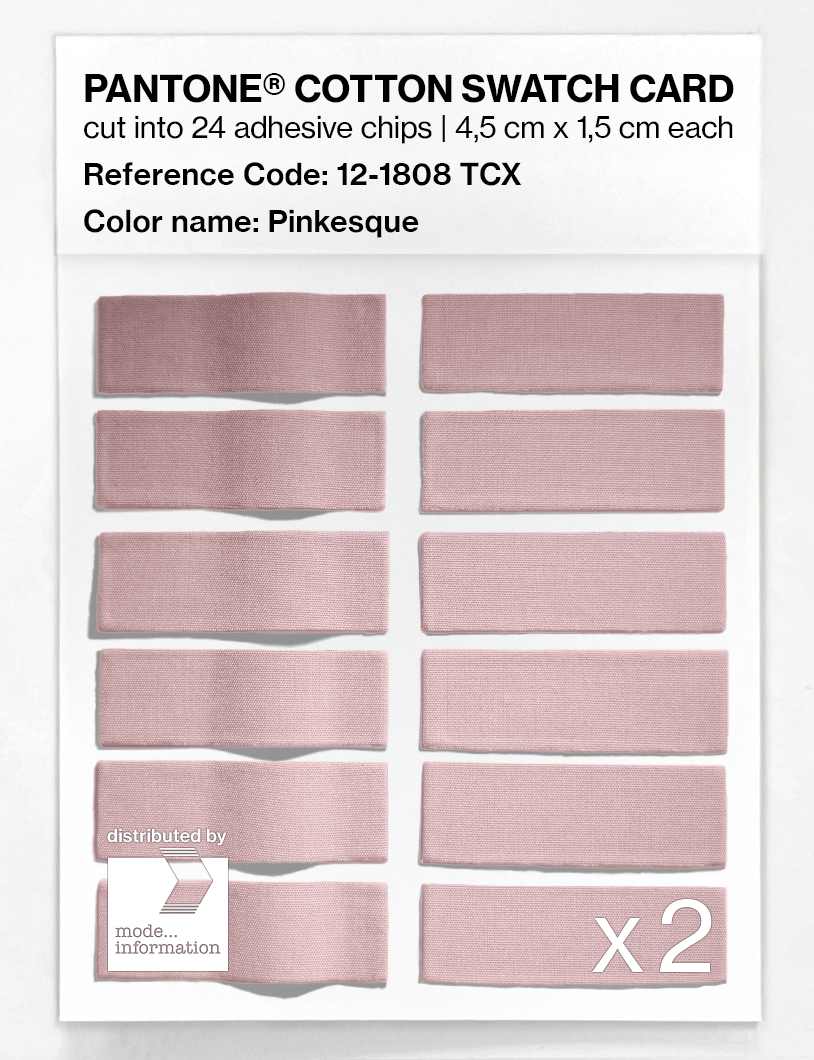 Artikelbild 6 des Artikels “PANTONE® COTTON SWATCH CARD 12-1808 TCX Pinkesque “