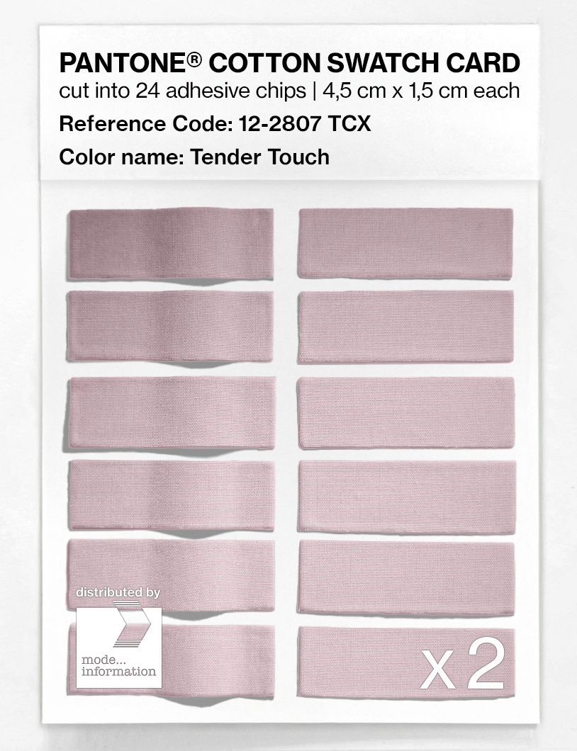 Artikelbild 6 des Artikels “PANTONE® COTTON SWATCH CARD 12-2807 TCX Tender Touch “