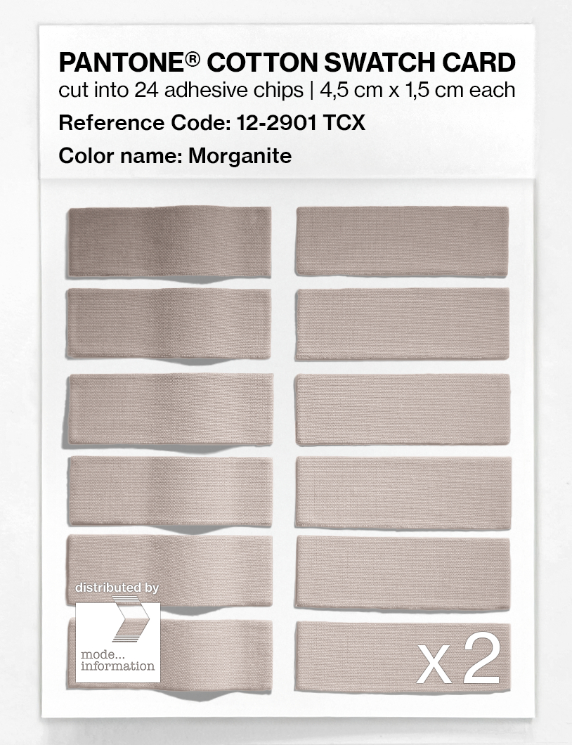 Product image 6 of the product “PANTONE® COTTON SWATCH CARD 12-2901 TCX Morganite ”