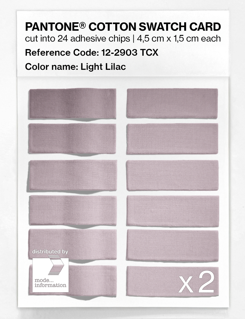 Artikelbild 6 des Artikels “PANTONE® COTTON SWATCH CARD 12-2903 TCX Light Lilac “