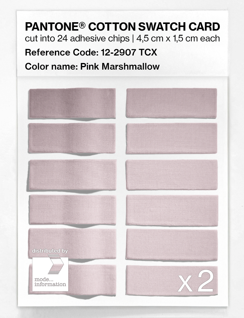 Artikelbild 6 des Artikels “PANTONE® COTTON SWATCH CARD 12-2907 TCX Pink Marshmallow “