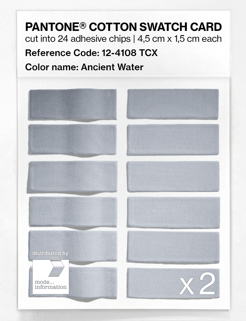 Artikelbild 6 des Artikels “PANTONE® COTTON SWATCH CARD 12-4108 TCX Ancient Water “