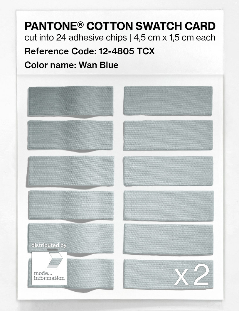Artikelbild 6 des Artikels “PANTONE® COTTON SWATCH CARD 12-4805 TCX Wan Blue “