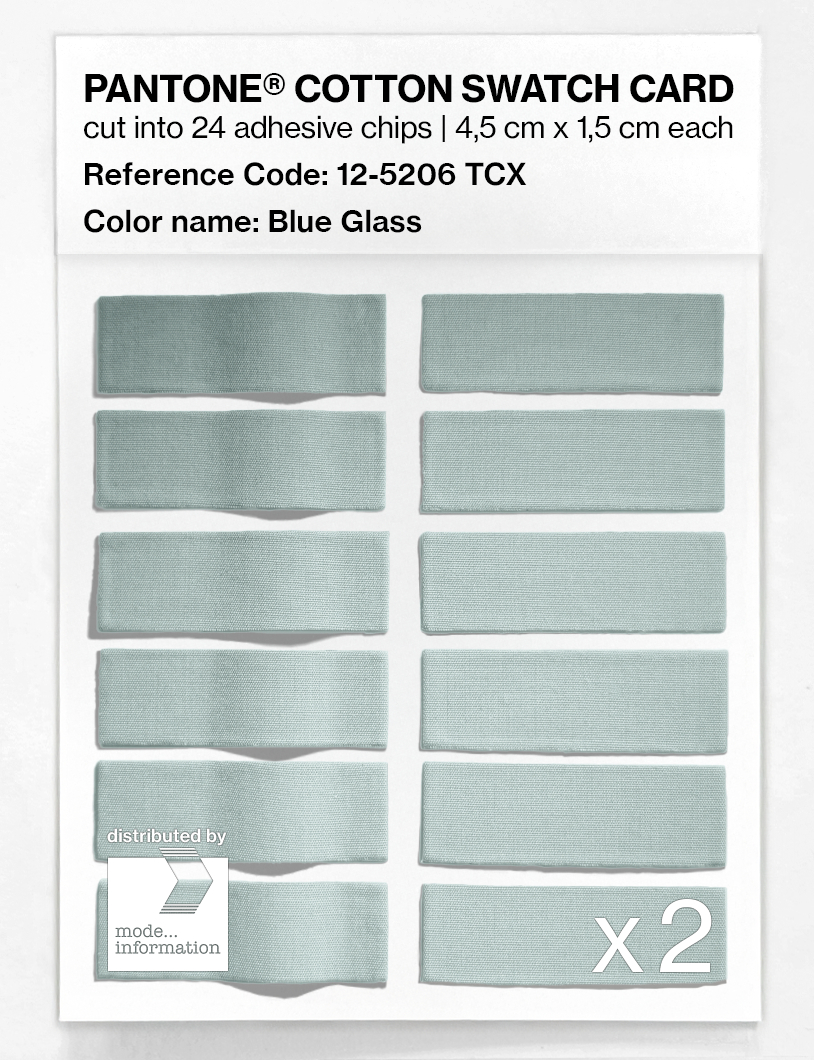 Artikelbild 6 des Artikels “PANTONE® COTTON SWATCH CARD 12-5206 TCX Blue Glass “