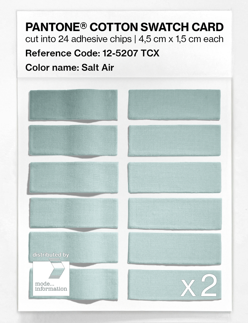 Artikelbild 6 des Artikels “PANTONE® COTTON SWATCH CARD 12-5207 TCX Salt Air “