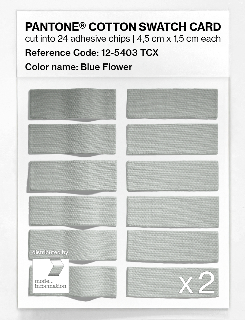 Artikelbild 6 des Artikels “PANTONE® COTTON SWATCH CARD 12-5403 TCX Blue Flower “