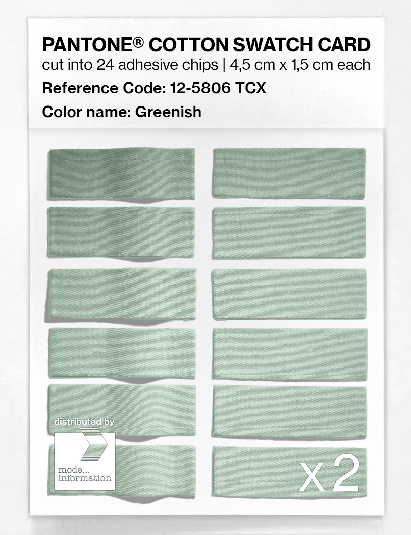 Artikelbild 6 des Artikels “PANTONE® COTTON SWATCH CARD 12-5806 TCX Greenish “