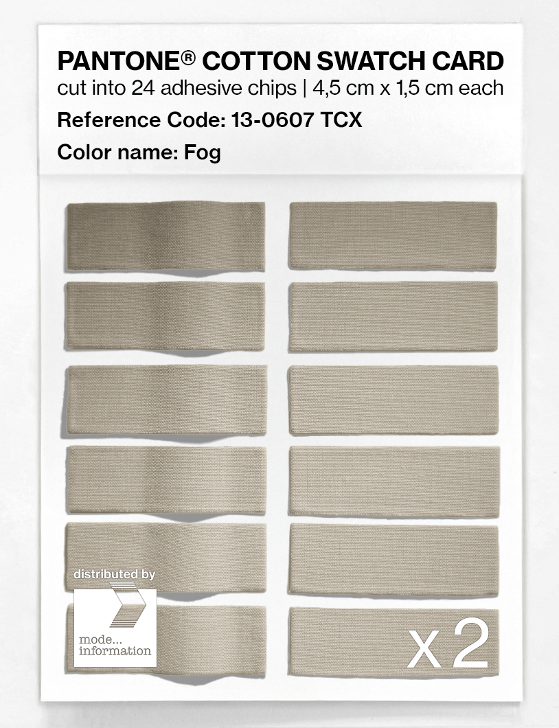 Artikelbild 6 des Artikels “PANTONE® COTTON SWATCH CARD 13-0607 TCX Fog “