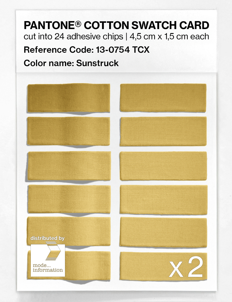 Artikelbild 6 des Artikels “PANTONE® COTTON SWATCH CARD 13-0754 TCX Sunstruck “