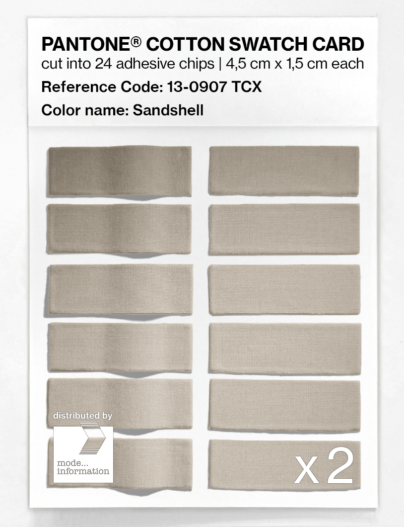 Artikelbild 6 des Artikels “PANTONE® COTTON SWATCH CARD 13-0907 TCX Sandshell “