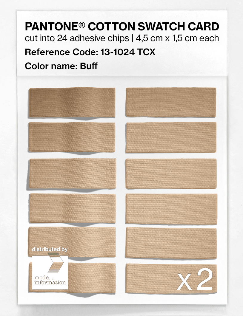 Artikelbild 6 des Artikels “PANTONE® COTTON SWATCH CARD 13-1024 TCX Buff “