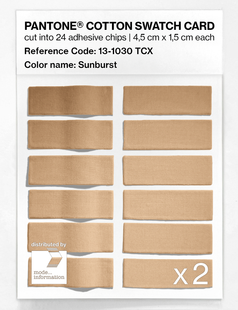 Artikelbild 6 des Artikels “PANTONE® COTTON SWATCH CARD 13-1030 TCX Sunburst “