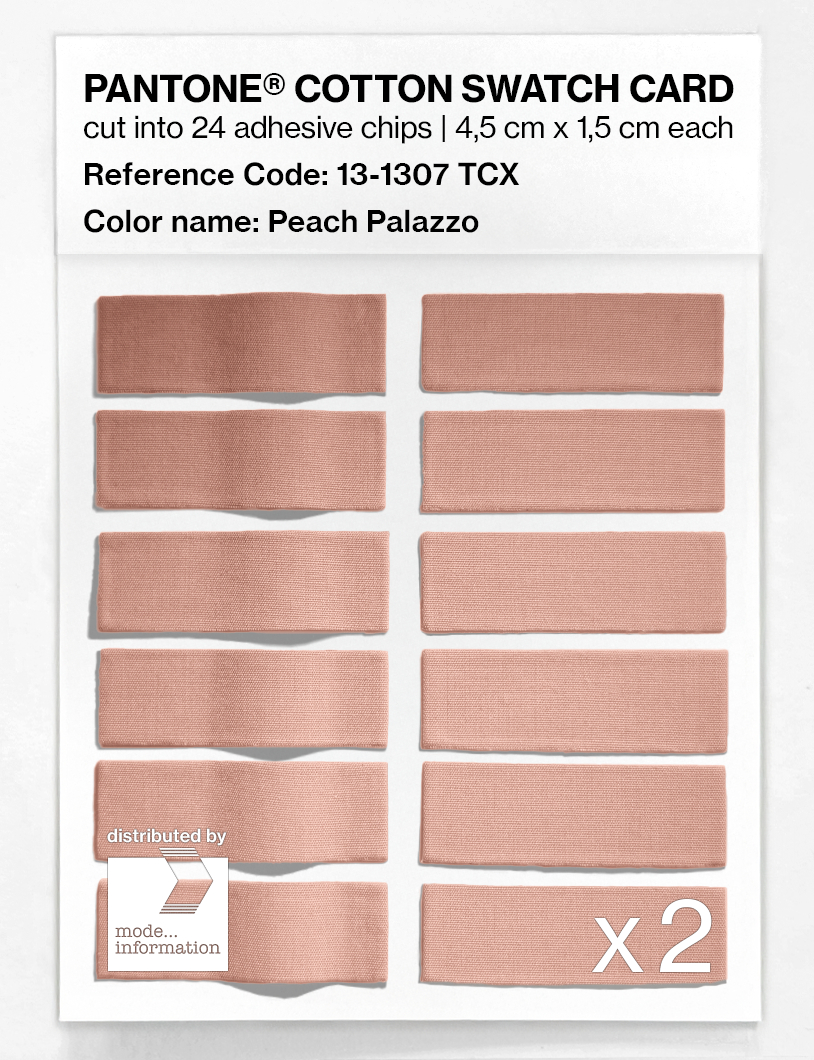 Artikelbild 6 des Artikels “PANTONE® COTTON SWATCH CARD 13-1307 TCX Peach Palazzo “