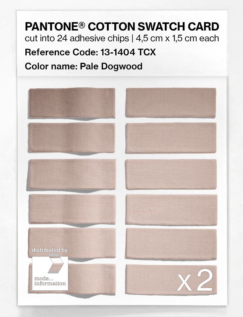 Artikelbild 6 des Artikels “PANTONE® COTTON SWATCH CARD 13-1404 TCX Pale Dogwood “