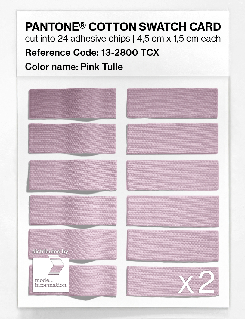 Artikelbild 6 des Artikels “PANTONE® COTTON SWATCH CARD 13-2800 TCX Pink Tulle “