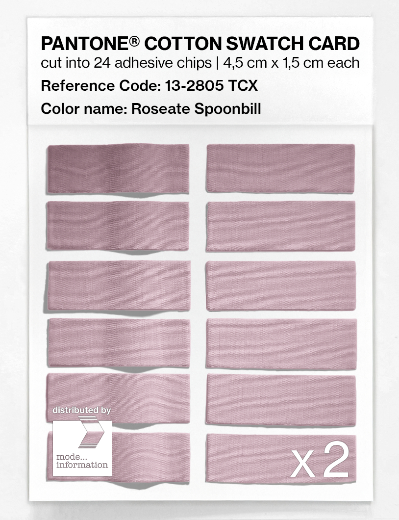 Artikelbild 6 des Artikels “PANTONE® COTTON SWATCH CARD 13-2805 TCX Roseate Spoonbill “
